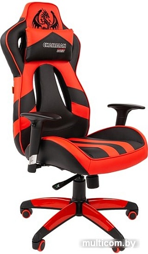 Кресло CHAIRMAN Game 25 (черный/красный)