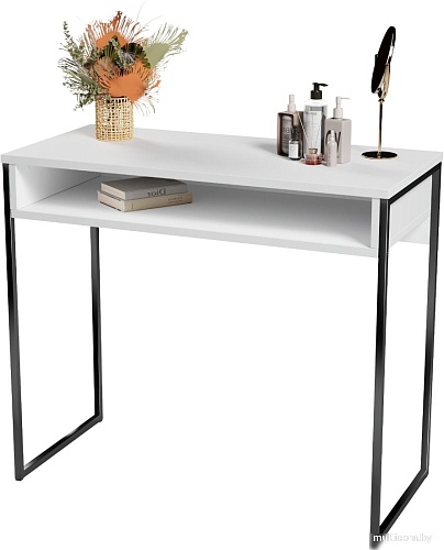 Консольный стол Soma СПМ-4-METAL (белый/черный)