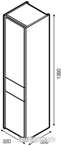Roca Шкаф-пенал Ronda ZRU9302966