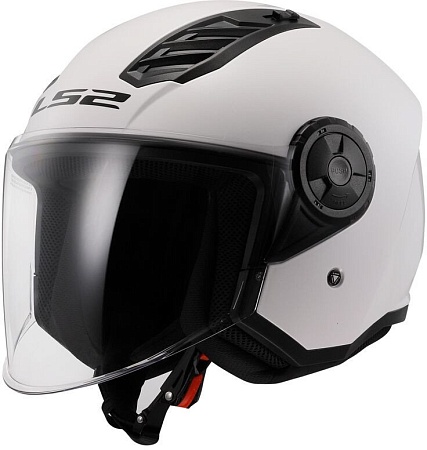 LS2 OF616 Airflow 2 Solid (XS, белый глянцевый)