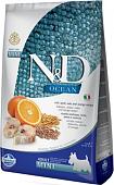 Сухой корм для собак Farmina N&D LG Ocean Dog Codfish & Orange Adult Mini 7 кг