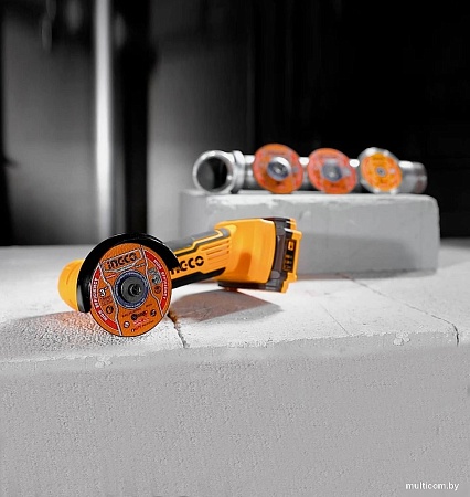 Угловая шлифмашина Ingco CAGLI76012 (с 1-им АКБ, кейс)