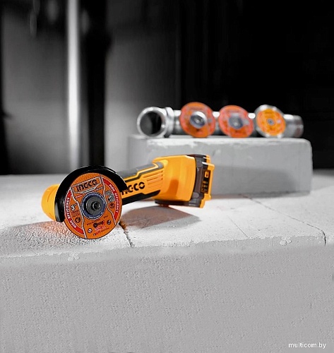 Угловая шлифмашина Ingco CAGLI76012 (с 1-им АКБ, кейс)