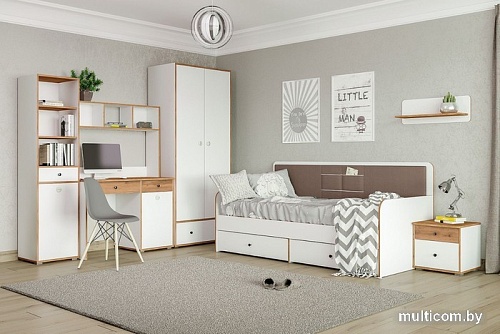 Тумба Mobi Вуди 13.287 (белый премиум-дуб золотистый Craft)