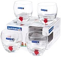 Набор бокалов для вина Luminarc Drip red E5171