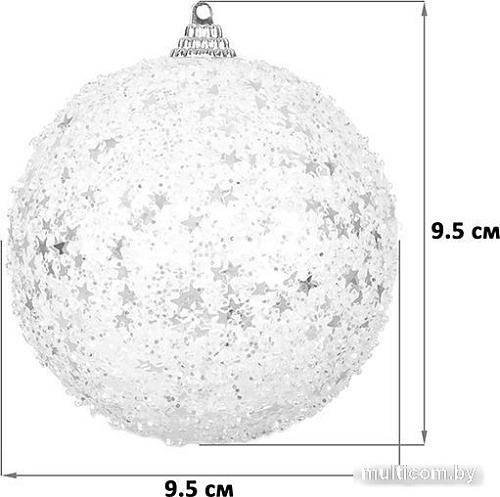 Елочная игрушка Elan Gallery 970076 (белый)