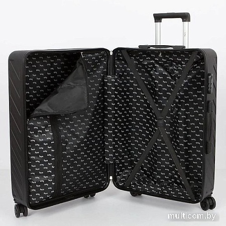 Чемодан-спиннер Mr.Bag 338-9101/5-26BLK (черный)