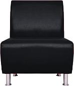 Интерьерное кресло Brioli Руди (экокожа, L22 черный)