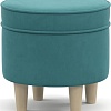 Пуфик Нижегородмебель Лора ТП 329 (ультра минт бирюзовый)