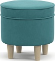Пуфик Нижегородмебель Лора ТП 329 (ультра минт бирюзовый)
