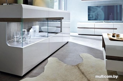 Комод Anrex Linate 3D / TYP 42 (белый/сонома трюфель)