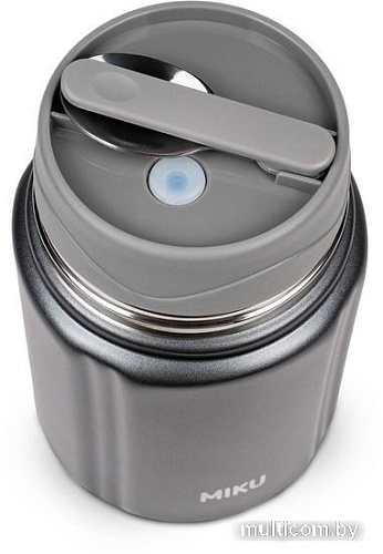 Термос для еды Miku 780 мл (темно-серый)