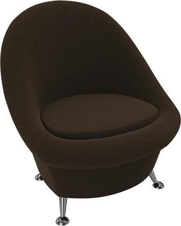 Интерьерное кресло Mebelico 252 105542 (микровельвет, коричневый)