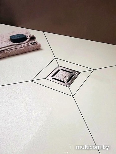 Трап/канал Berges Wasserhaus Platz Norma 150x150 090059 (матовый хром)