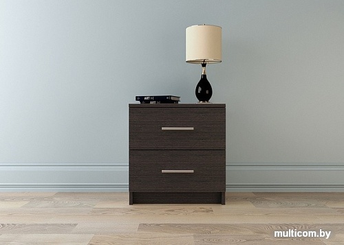 Комод НК-Мебель Лофт 420 с 2-мя ящиками 72230007 (венге)