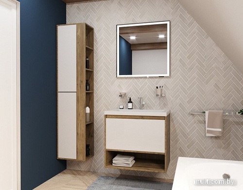 Эстет Шкаф-пенал Monaco Wood R 40x35x174.7 ФР-00010688