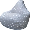Кресло-мешок Flagman Груша Мега Г3.7-49 Звезды (серый)