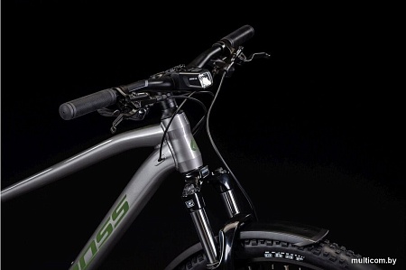 Велосипед Kross Hexagon 4.0 EQ 29 M/18" 2024 (разобранный, серый/графит)