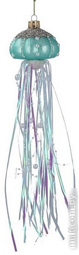 Елочная игрушка Gisela Graham Neptune's Kingdom. Медуза 01938-1 (голубой)