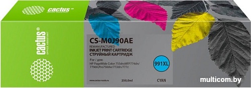 Картридж CACTUS CS-M0J90AE (аналог HP 991X)