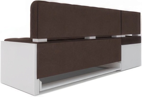 Угловой диван Мебель-АРС Ганновер левый 208x82x133 (велюр молочный шоколад НВ-178 13)