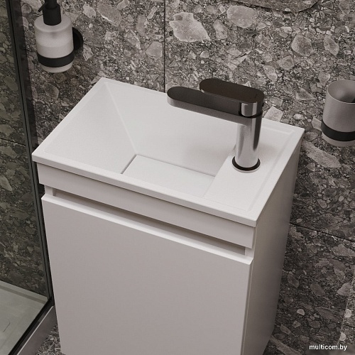 Belux Тумба под умывальник Чикаго НП 40 (1, белый глянцевый)