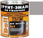 Грунт-эмаль Dali По ржавчине 3 в 1, 2 л (серый, RAL 7004)