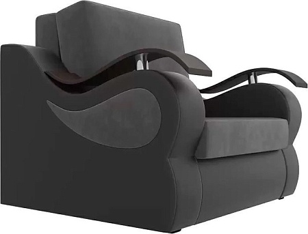 Кресло-кровать Mebelico Меркурий 105486 80 см (серый/черный)