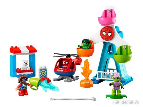 Конструктор LEGO Duplo 10963 Человек-паук и его друзья: приключения на ярмарке