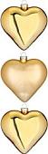 Елочная игрушка Inge's Christmas Classic Gold. Сердца 12004P028 (3шт, золото)