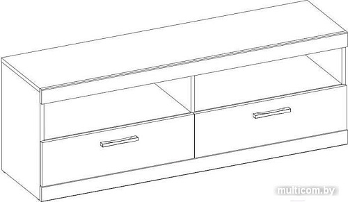 Тумба Anrex Oskar RTV 2S2NL Дуб Санремо