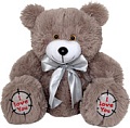 Классическая игрушка Sun&Rain Медведь Тед 30см (дымчатый)