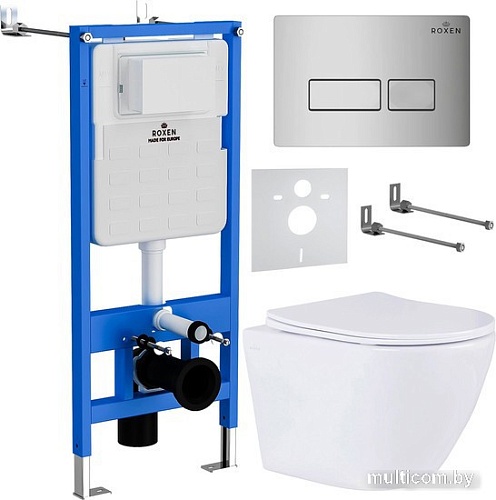 Унитаз подвесной Roxen StounFix Slim 583589