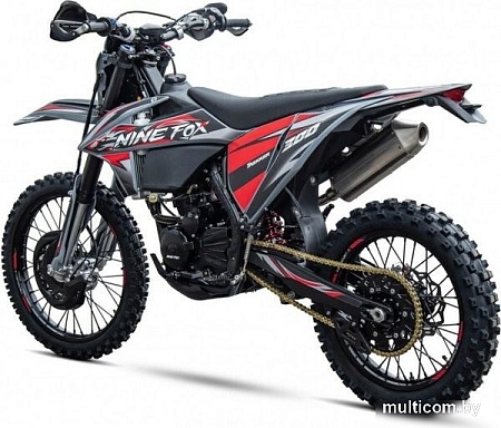 Мотоцикл Nine Fox Trekker 300 (черный/красный)