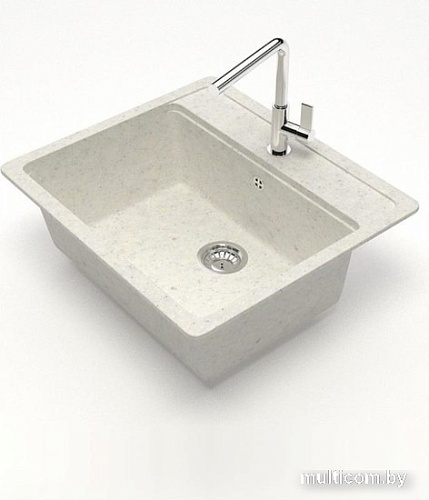 Кухонная мойка Teymi Helmi 57x50 T120109 (белый матовый)