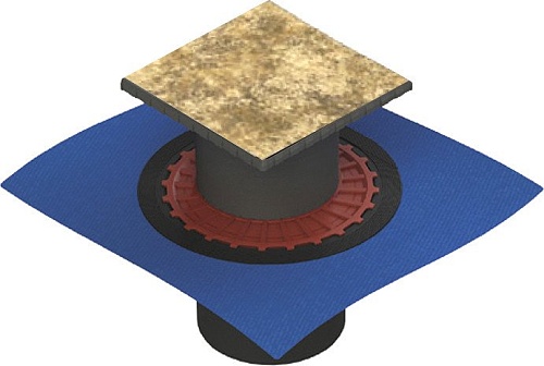 Трап/канал Berges Wasserhaus Zentrum Keramik 150x150 093466