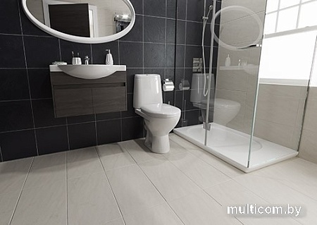 Унитаз напольный Rosa Сканди (белый)