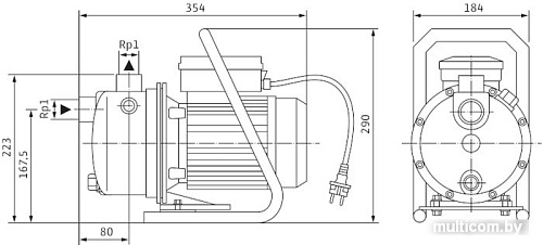 Насос Wilo Jet WJ 203 (1~230 В)