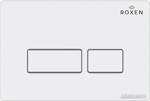 Унитаз подвесной Roxen Porto в комплекте с инсталляцией StounFix Slim 6 в 1 577353 (кнопка: белый глянец)