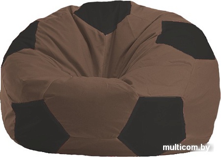 Кресло-мешок Flagman Мяч Стандарт М1.1-454 (коричневый/черный)