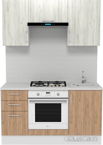 Шкаф напольный Горизонт Европа 50 (золотой крафт)