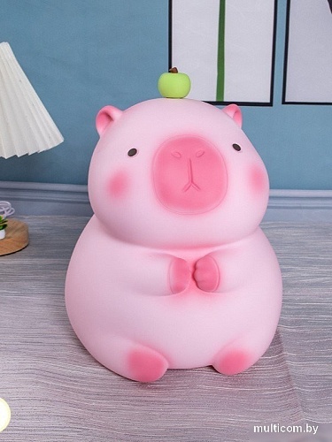 Копилка для денег ILikeGift Capybara with apple BB2574-9A (розовый)