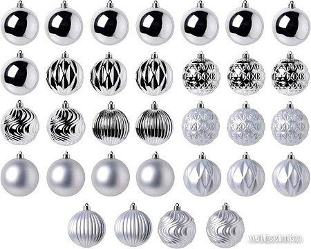 Елочная игрушка Swed House Vintertid 34.56.9271 (серебристый)