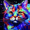 Картина по номерам Феникс+ Радужный кот 67943