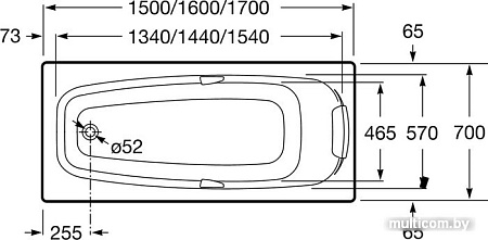 Ванна Roca Sureste N 150x70 [ZRU9302778]