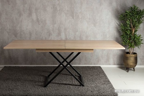 Levmar Cross D89/S53 (дуб сонома/черный)