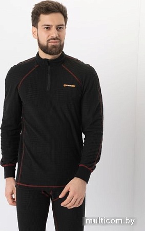 Костюм Huntsman Thermoline ZIP 46-48 (фактурный флис, черный)