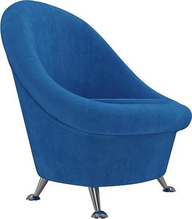 Интерьерное кресло Mebelico 252 105534 (велюр, голубой)