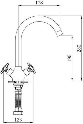 Смеситель РМС SL115-274F