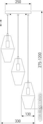 Точечный светильник Евросвет 50236/3 (янтарный)